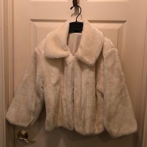 Faux fur jacket